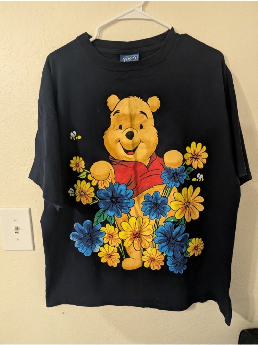 Vintage 90s Winnie The Pooh Disney Big Print Graphic T Shirt Adult XL (See Decr)